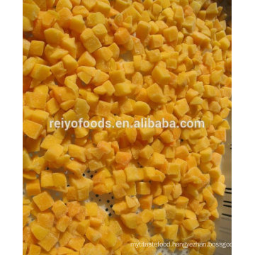 frozen product yellow peach dices 15*15mm